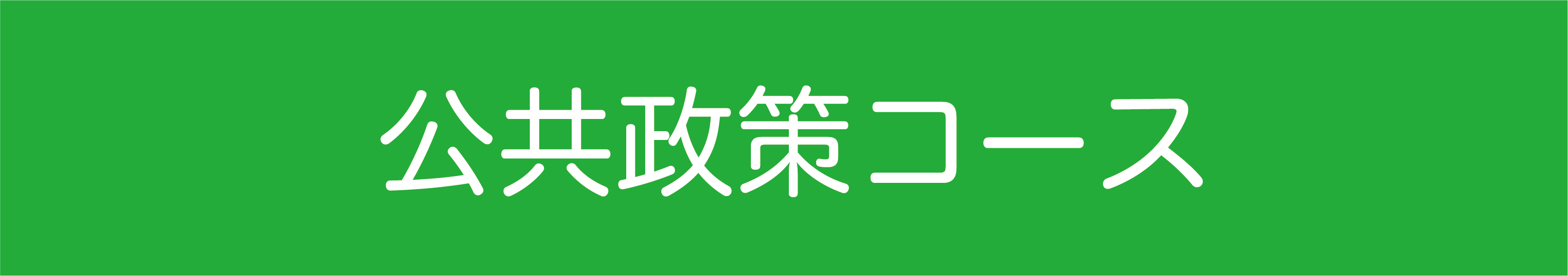 NEW 公共政策コース